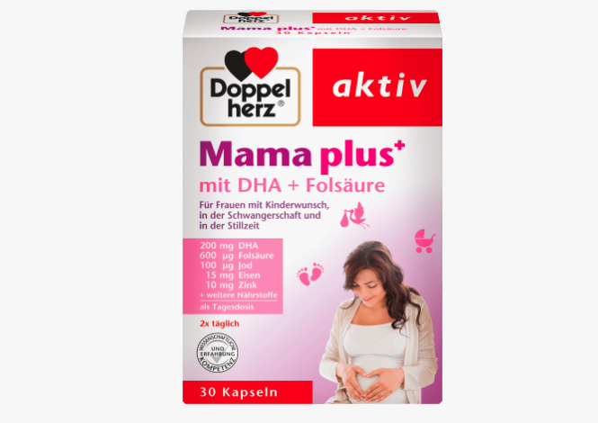 Doppelherz Mama Plus Avec DHA G lules D acide Folique 30 Capsules HEIM Doppelherz Mama Plus Avec DHA G lules D acide Folique 30 Capsules HEIM