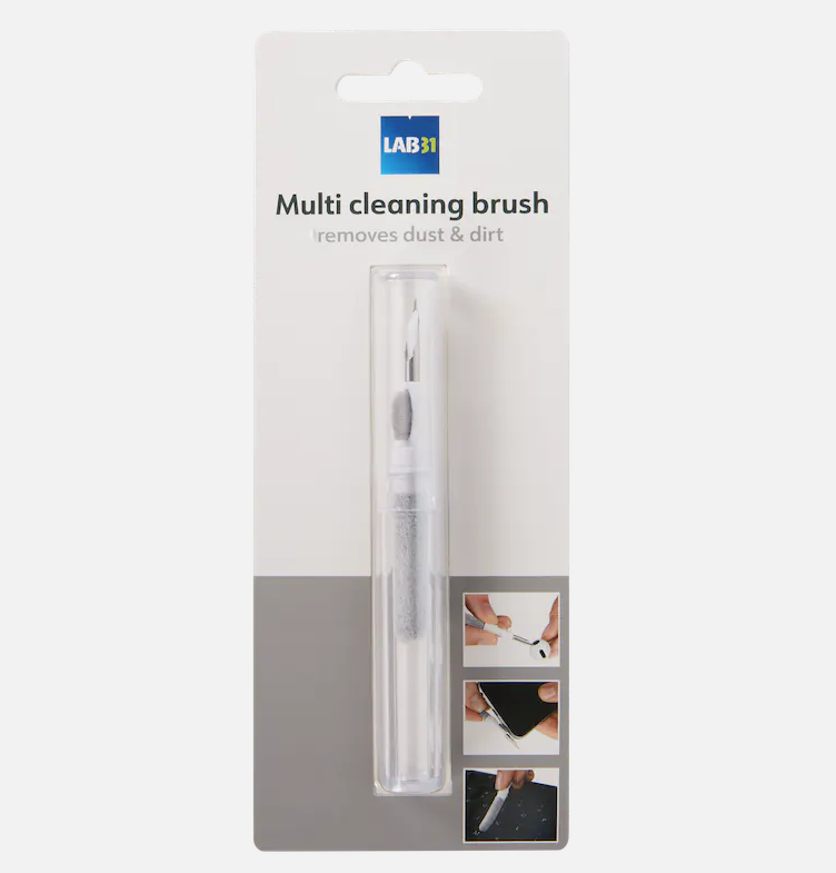 Kit De Nettoyage Téléphone 4 Pièces - Brosse Et Crochet Pour Ports USB, écouteurs - Portable Et Pratique
