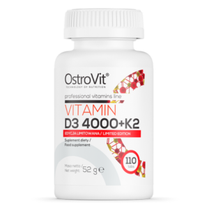 OstroVit Vitamine D3 4000 + K2 110 comprimés 31g
