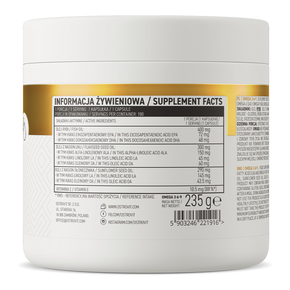OstroVit Omega 369 180 capsules HEIM