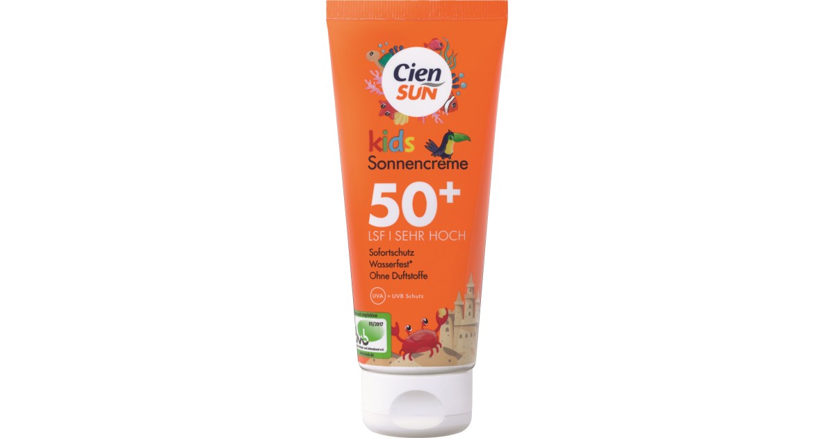 Crème Solaire Enfant Cien Sun 50+, sans parfum HEIM