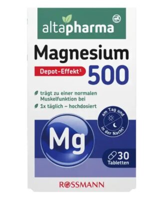 Altapharma Magnésium 500 Dépôt, dose élevée, 30 comprimés