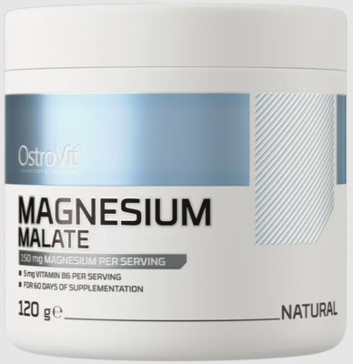 Ostrovit Magnesium Malate 120 g - Magnésium & Vitamine B6 ...